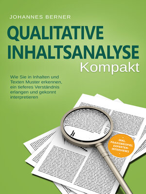 cover image of Qualitative Inhaltsanalyse--Kompakt